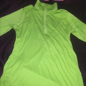 Long Sleeve lime green turtleneck shirt